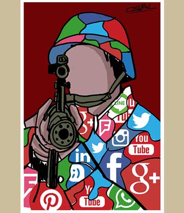Caricatuta: Soldado  mediático