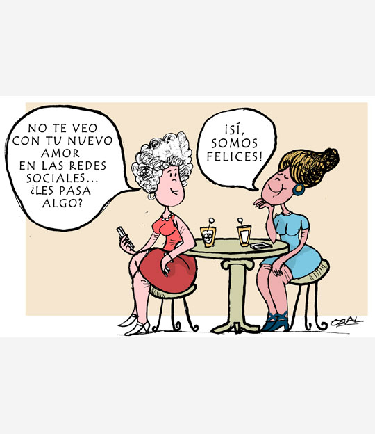 Caricatura: Felices