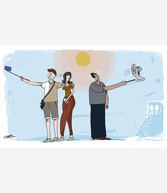 Caricatura: Calores