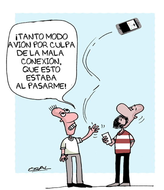 Caricature: Modo avión