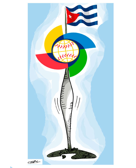 Caricatura: Palma cubana