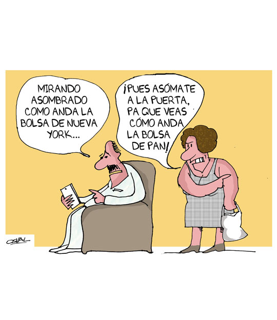 Caricatura: Bolsas