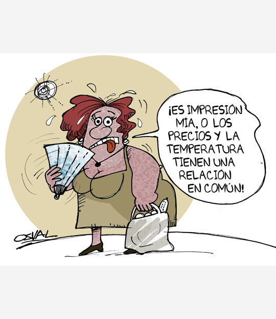 Caricatura: Precios y calores