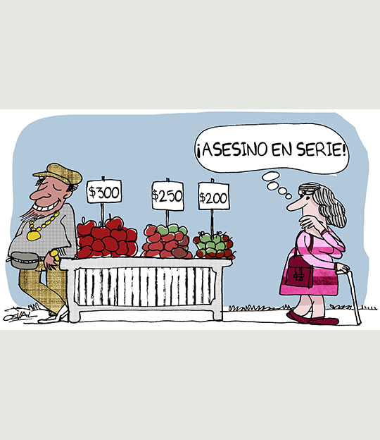 Caricatura: Asesino