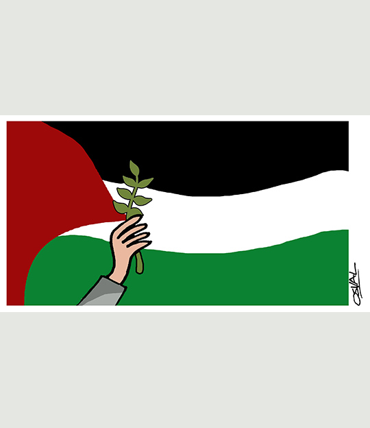 Caricatura: Paz para Palestina