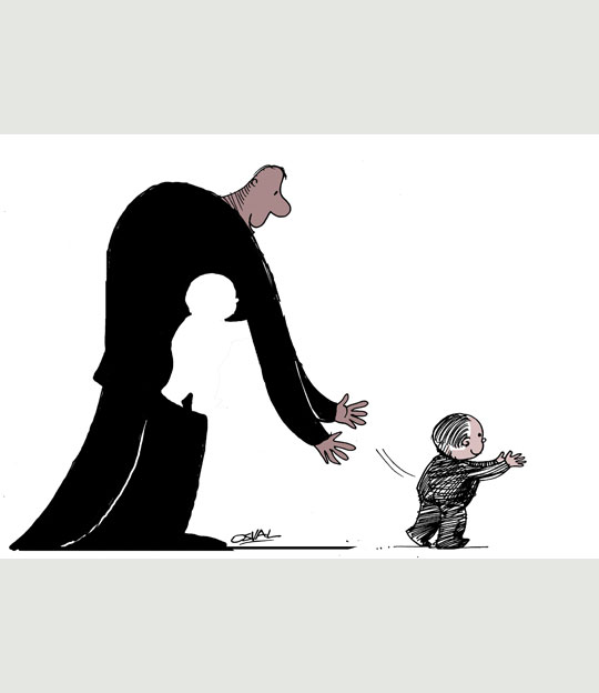 Caricatura: Parte de papá