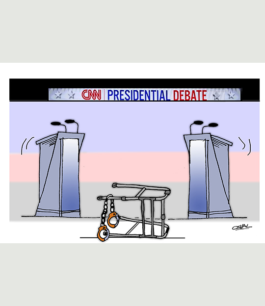 Caricatura: Se acabó el debate