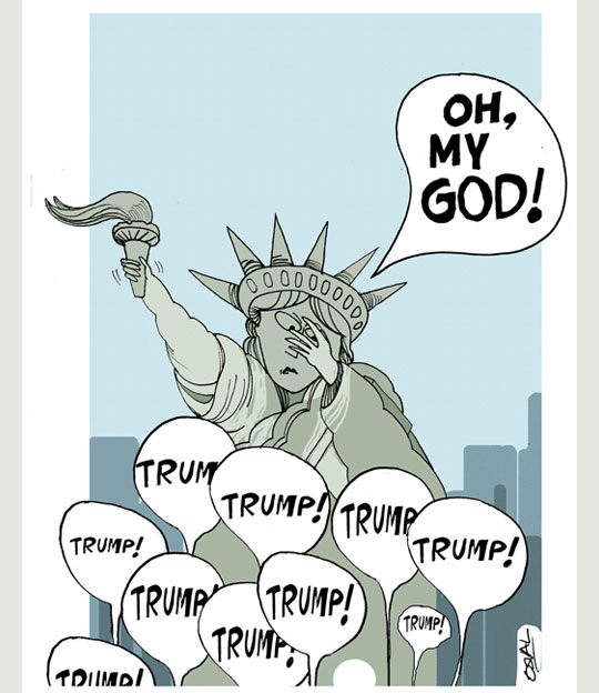 Caricatura: Oh my god