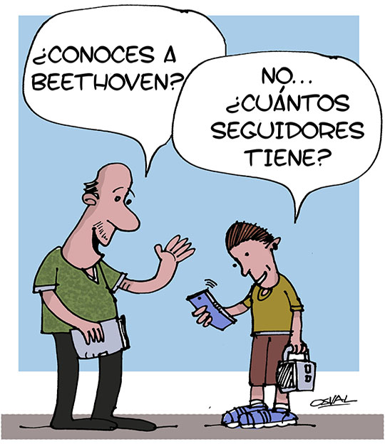 Caricatura: Seguidores