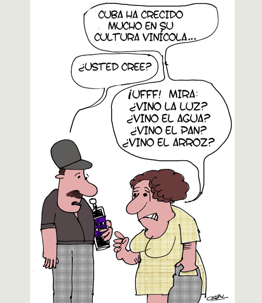 Caricatura: Cultura vinícola