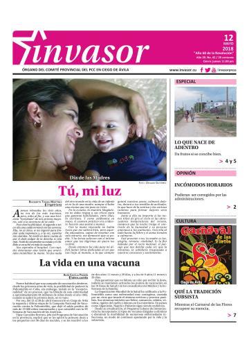 Portada de la edición impresa del 12 de mayo de 2018