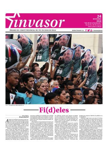 Portada de la edición impresa del 24 de noviembre de 2018