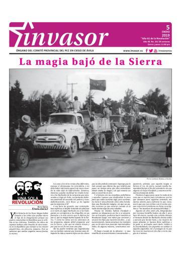 Portada de la edición impresa del 5 de enero de 2019