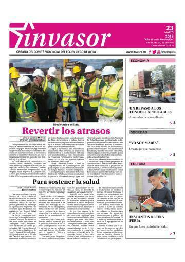 Portada de la edición impresa del 23 de marzo de 2019