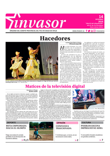 Periódico Invasor Año 41. No. 21