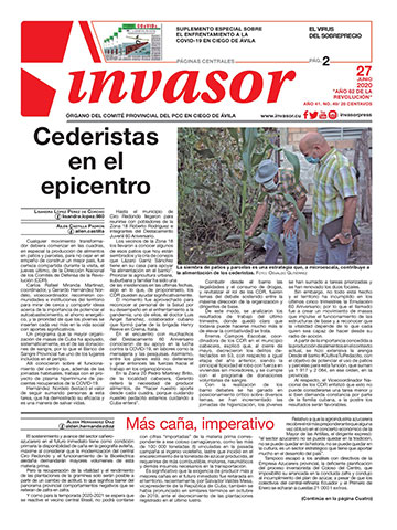 Periódico Invasor Año 41. No. 49
