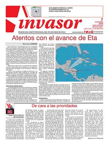Periódico Invasor Año 42. No. 15
