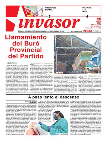 Periódico Invasor Año 43. No. 34