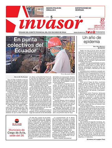 Periódico Invasor Año 43. No. 35