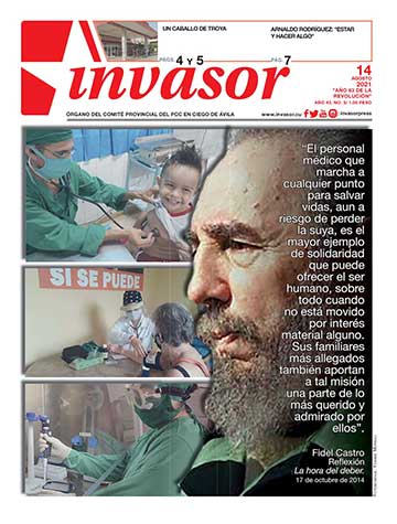 Portada de la edición impresa del 14 de agosto de 2021