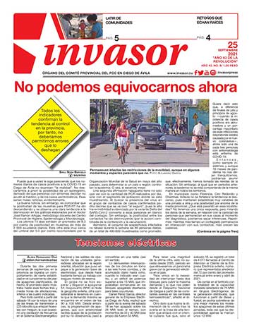 Periódico Invasor Año 43. No. 9Periódico Invasor Año 43. No. 9