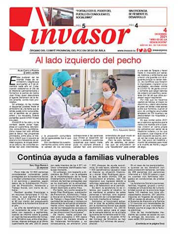 Portada de la edición impresa del 4 de diciembre de 2021
