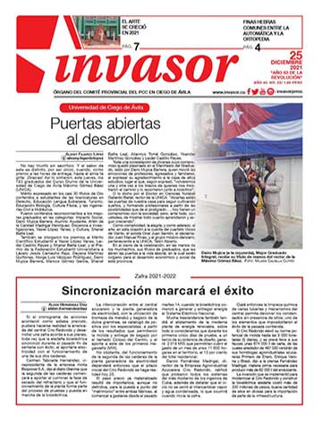 Periódico Invasor Año 43. No. 22