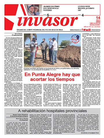 Edicion impresa 14 de mayo de 2022
