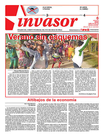 Edición impresa 6 de agosto de 2022