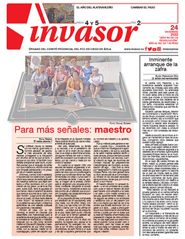 Edición impresa 24 de diciembre de 2022