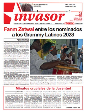 Edición impresa 23 de septiembre de 2023