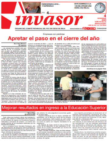Edición impresa 4 de noviembre de 2023