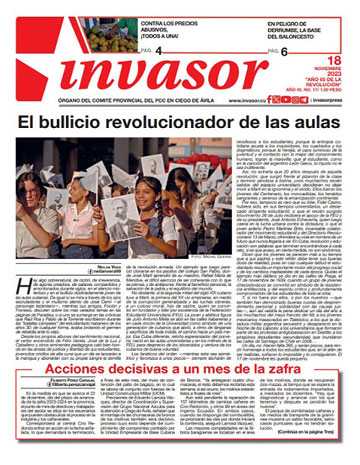 Edición impresa 18 de noviembre de 2023