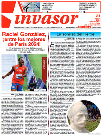Edición impresa 31 de agosto de 2024