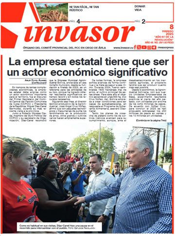 Edición impresa 8 de febrero de 2025