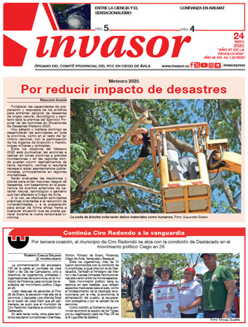 Edición impresa 24 de mayo de 2025